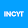 Blue INCYT logo text on dark background.